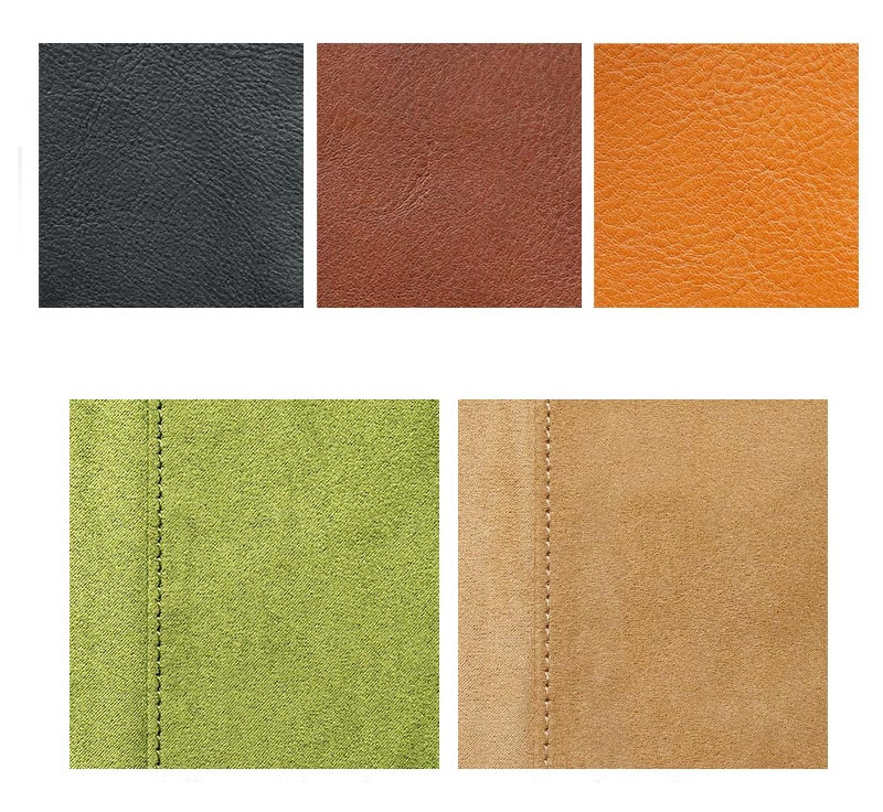 内装のスエード調の生地は発色性抜群です