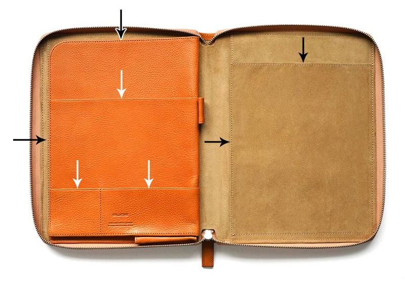 ポケットがたくさん配置されているので収納力抜群です