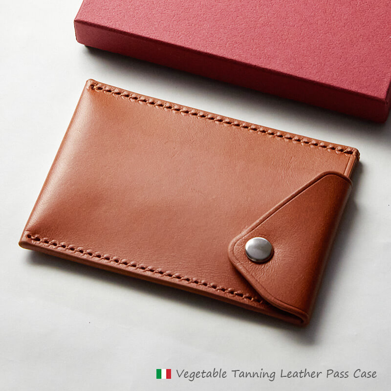 イタリアンバケッタレザー パスケース