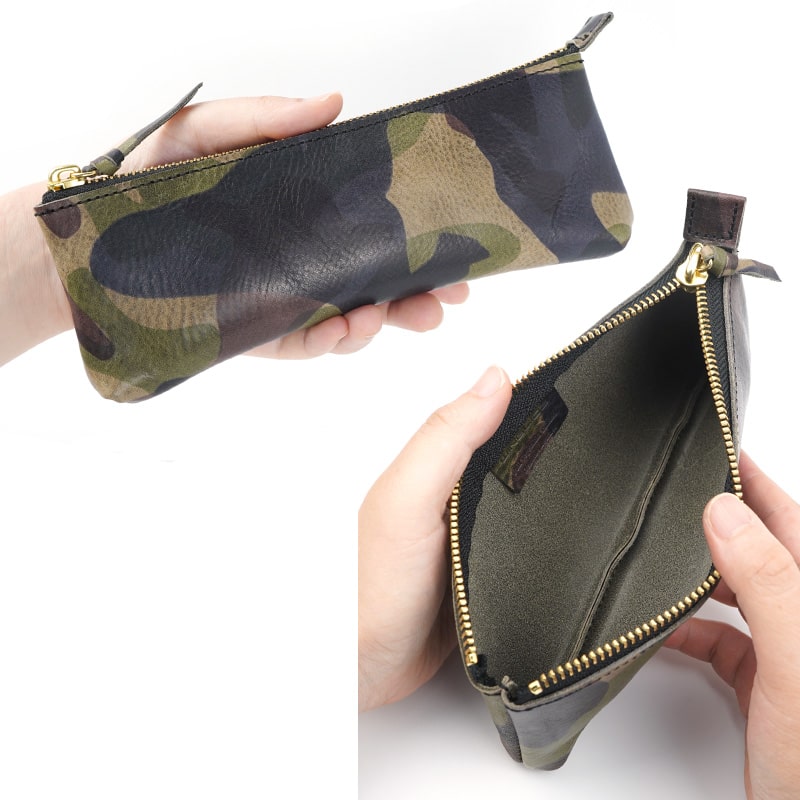 無駄を削ぎ落としたシンプルな造りのペンケース