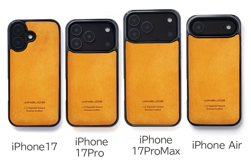 iPhone17 / iPhone17Pro / iPhone17ProMax / iPhoneAir 対応 プエブロレザーケース