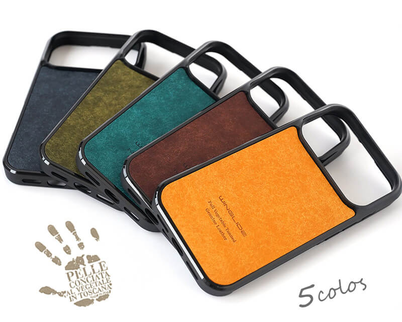 プエブロレザーのエイジングも楽しめるMagSafe対応iPhoneケース