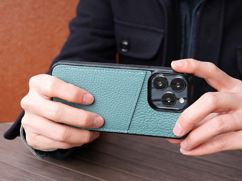 シュランケンカーフ 背面カバー ケース カードポケット付き