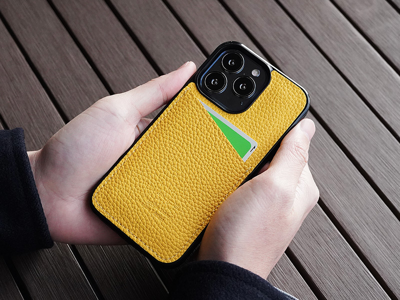 シュランケンカーフ 背面カバー ケース カードポケット付き