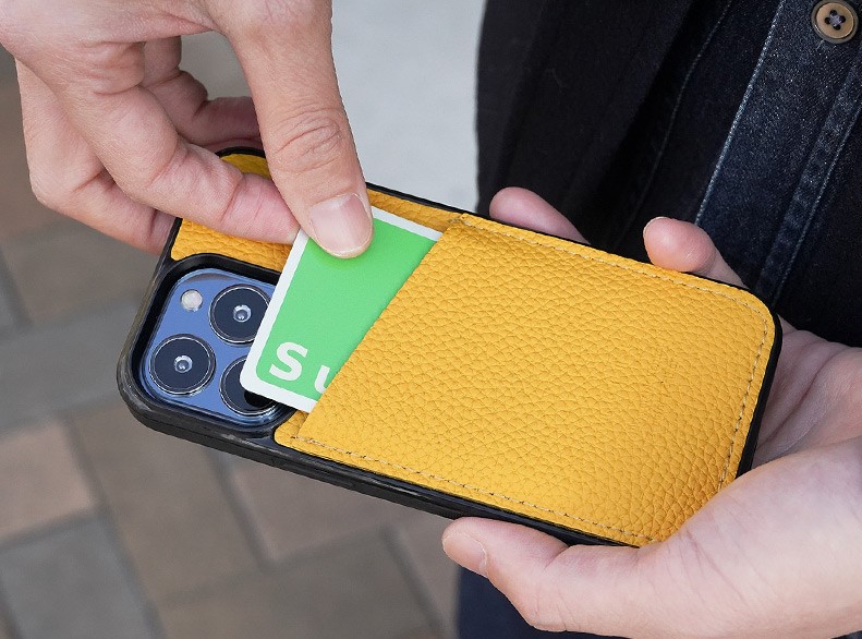 シュランケンカーフ 背面カバー ケース カードポケット付き