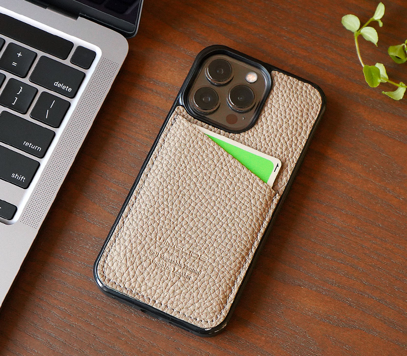 シュランケンカーフ 背面カバー ケース カードポケット付き