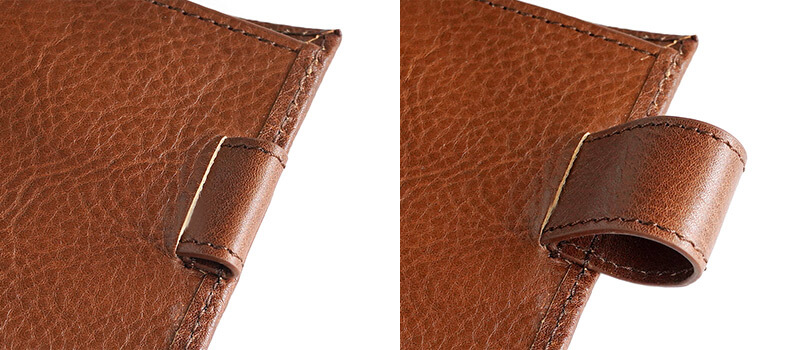 ペンホルダーは可動式になっています。使用しない場合は邪魔にならないよう収納しておくことができます。最大まで引き出した場合、約25mmまで伸ばすことができます。