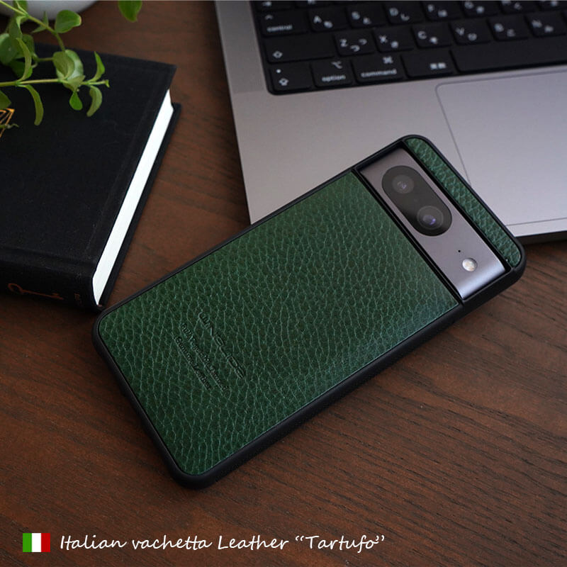 Google Pixel 8/8Pro イタリアンレザー背面カバーケース