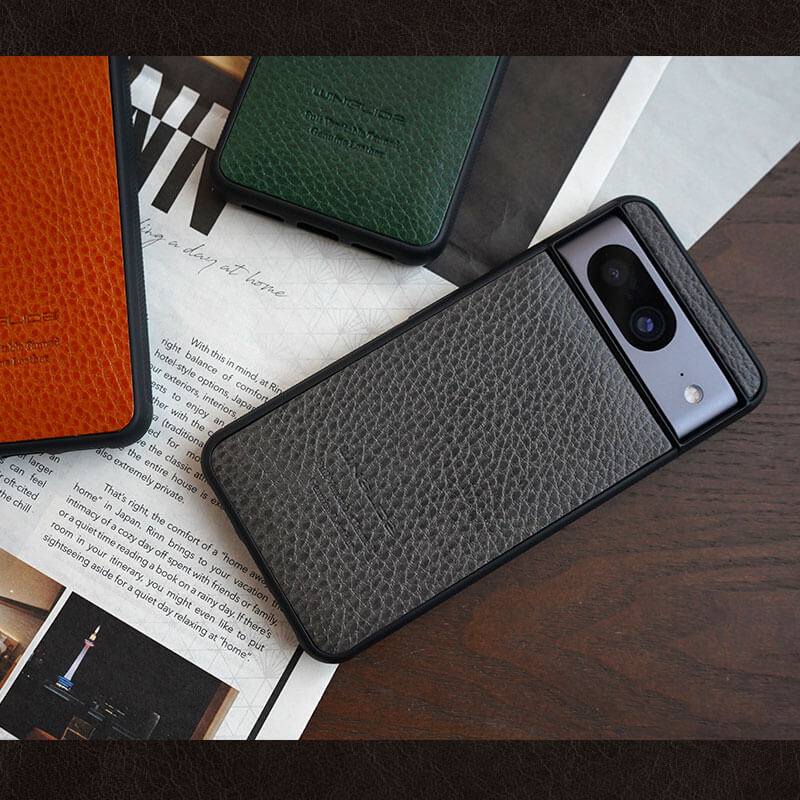 Google Pixel 8/8Pro イタリアンレザー背面カバーケース