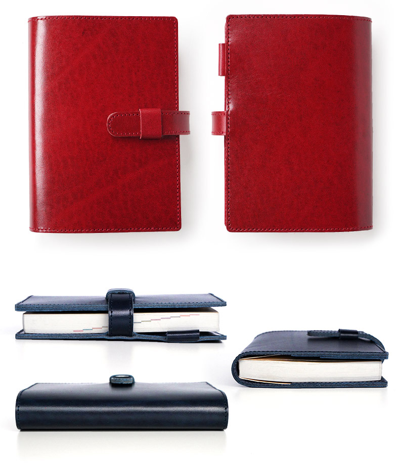 ルガトーレザー手帳カバー レッドブラウンがおすすめ