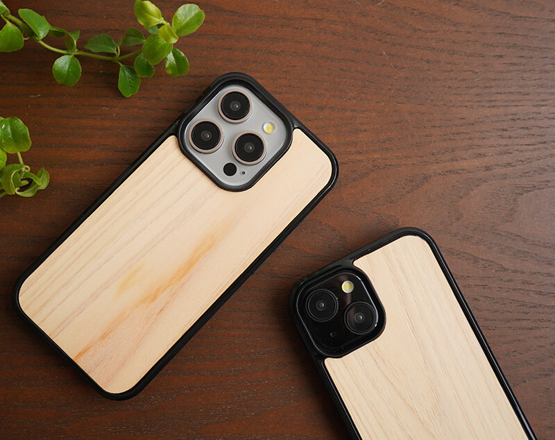 𠮷野の檜(ヒノキ) 背面カバーケース