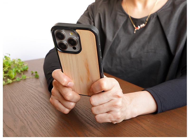 檜の背面ケース