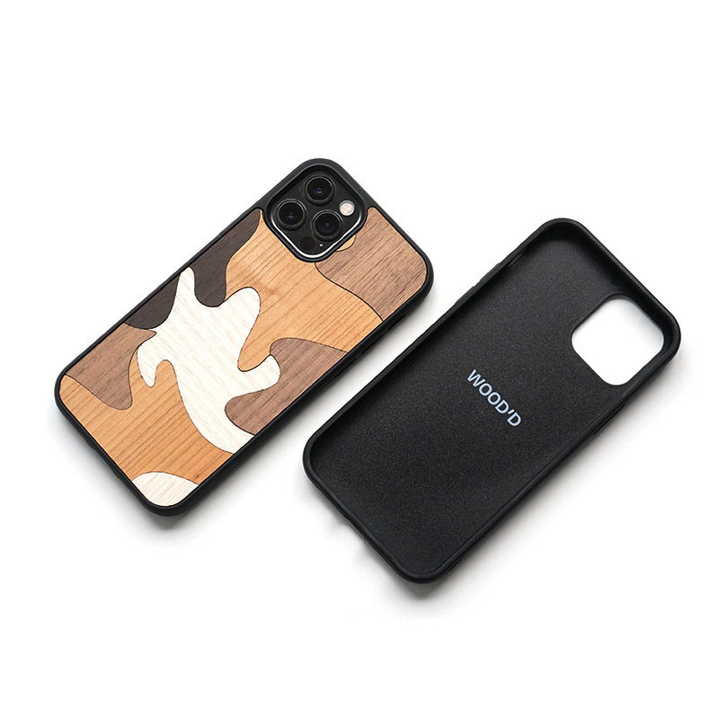 装着部分には柔らかいTPU素材を使用しているため着脱も簡単です。※天然木を使用しているため、木目や色合いなどに多少の個体差があります。