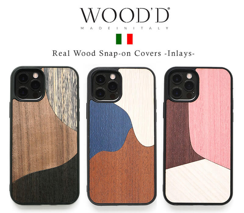 WOOD'D Real Wood Snap-on Covers INLAYS
