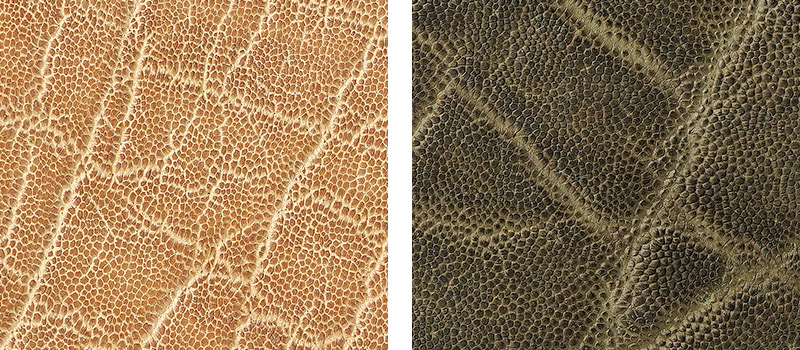 摩擦に強く耐久性に優れ、エイジングが楽しめる本革