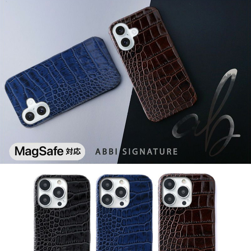 iPhone16e 本革 レザーケース LIPARI（リパリ）クロコ柄レザーケースはこちら