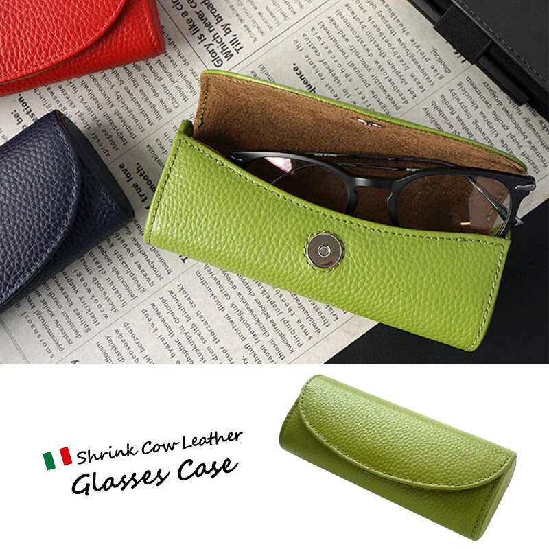 『DUCT 牛革 ソフトシュリンクレザー Glasses Case CPG-287』 本革 眼鏡 めがねケース