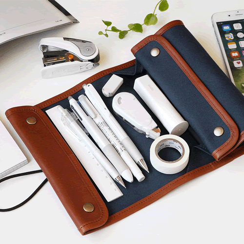 『どや文具ペンケース』 革 筆箱 ふでばこ 日本製