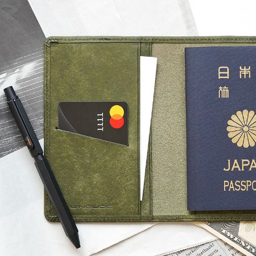 【プエブロレザー】パスポートカバー 本革 ブック型 パスポートケース WINGLIDE