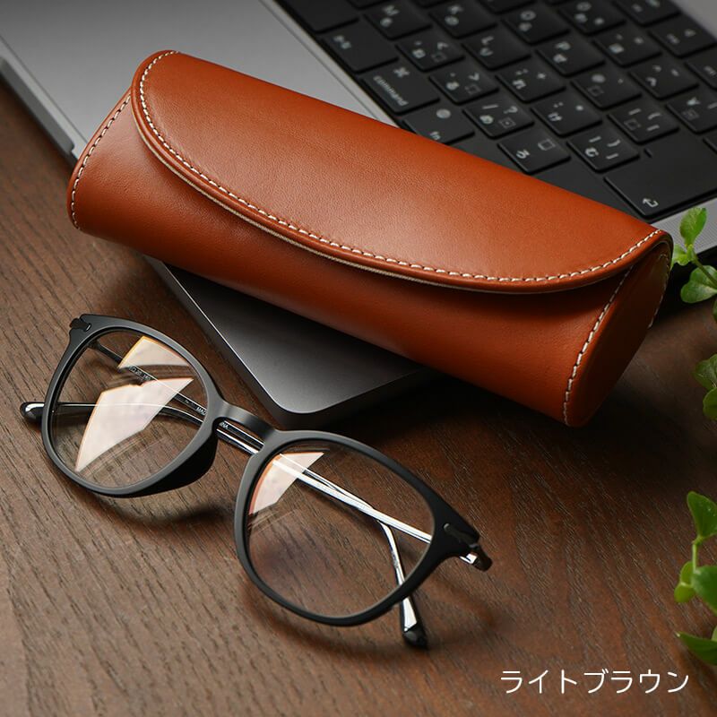 イタリアンレザー】メガネケース ハード 本革 NL-285 DUCT メガネケース