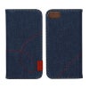 iPhone8 iPhone7 アイフォン8 ケース 手帳型 本革 デニム