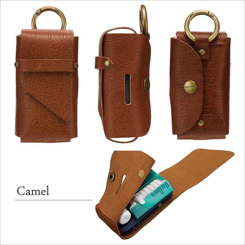 BZGLAM Buffalo Leather Case』 アイコス ケース 本革 バッファロー