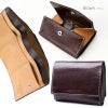 財布 メンズ 小銭入れ有り 牛革 本革 紳士用財布 三つ折り