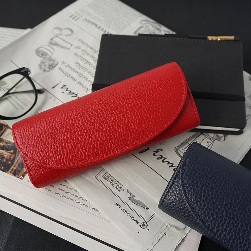 牛革 シュリンクレザー】メガネケース ハード 本革 DUCT メガネケース