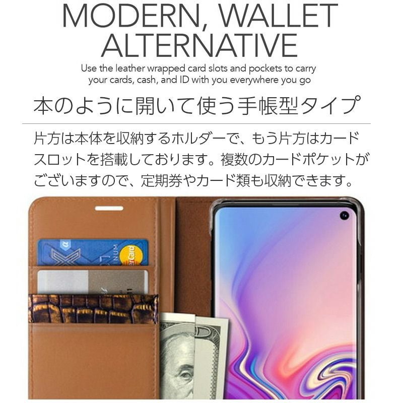 VERUS Genuine Leather Diary』 Galaxy S10 ケース 手帳型 / Galaxy