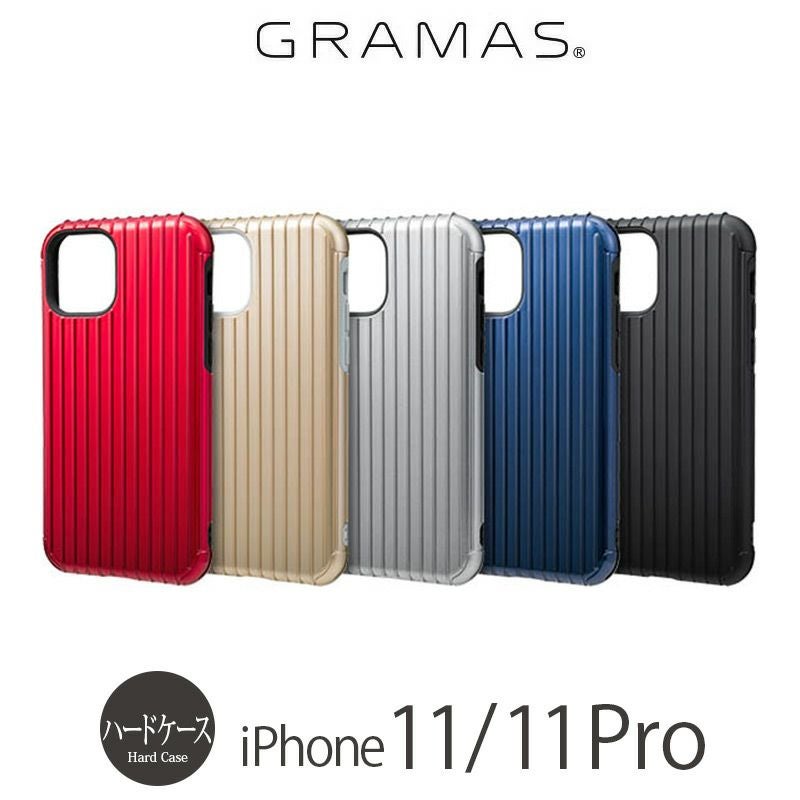 iPhone 11 Pro ハードケース 背面ケース・カバー 売上 ランキング 5位 
        『GRAMAS COLORS Rib Hybrid Shell Case』 iPhone 11 / 11Pro ケース 衝撃吸収