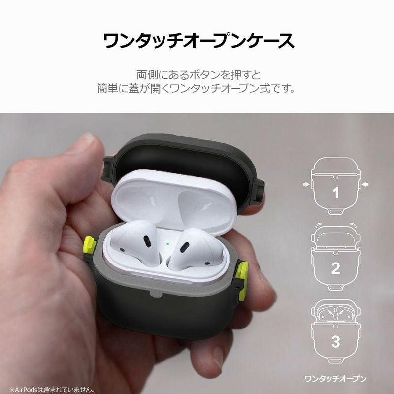 AirPods ケース 耐衝撃 防水 エアーポッド ホルダー Apple