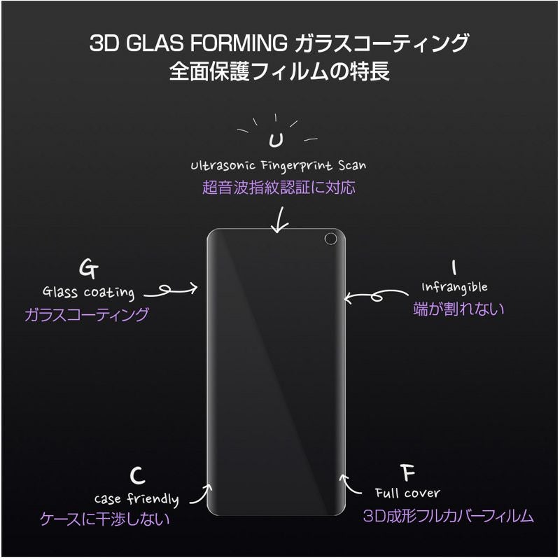 Galaxy S20 フィルム ギャラクシーエス 20+ 保護フィルム SC 51A