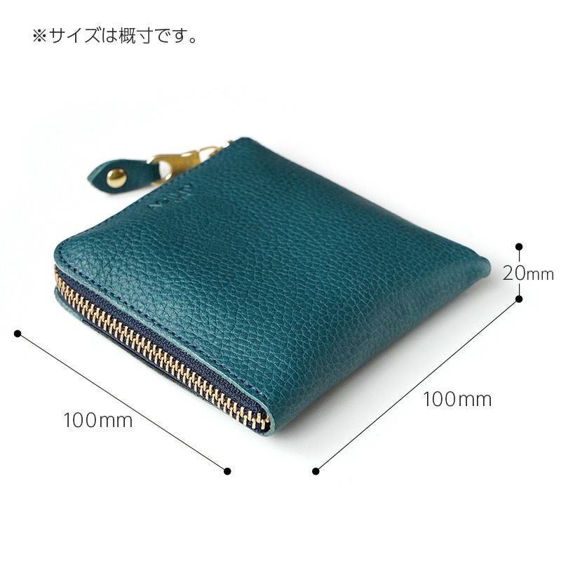 アリゾナレザー】コインケース スクエアウォレット AGILITY 本革 日本