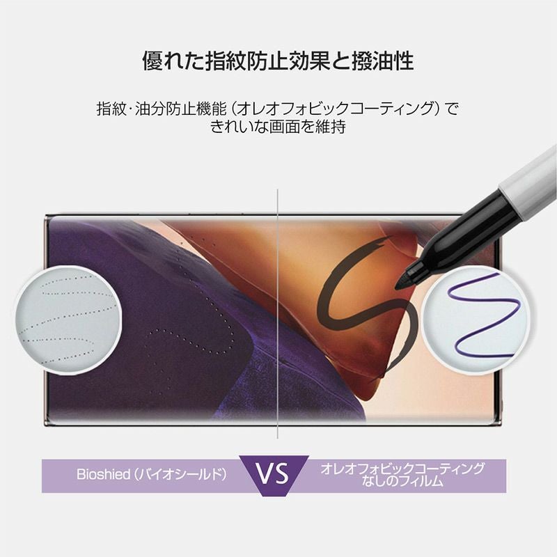 BIOSHIELD 3D FLEX GLASS フルカバー 液晶保護フィルム』 Galaxy