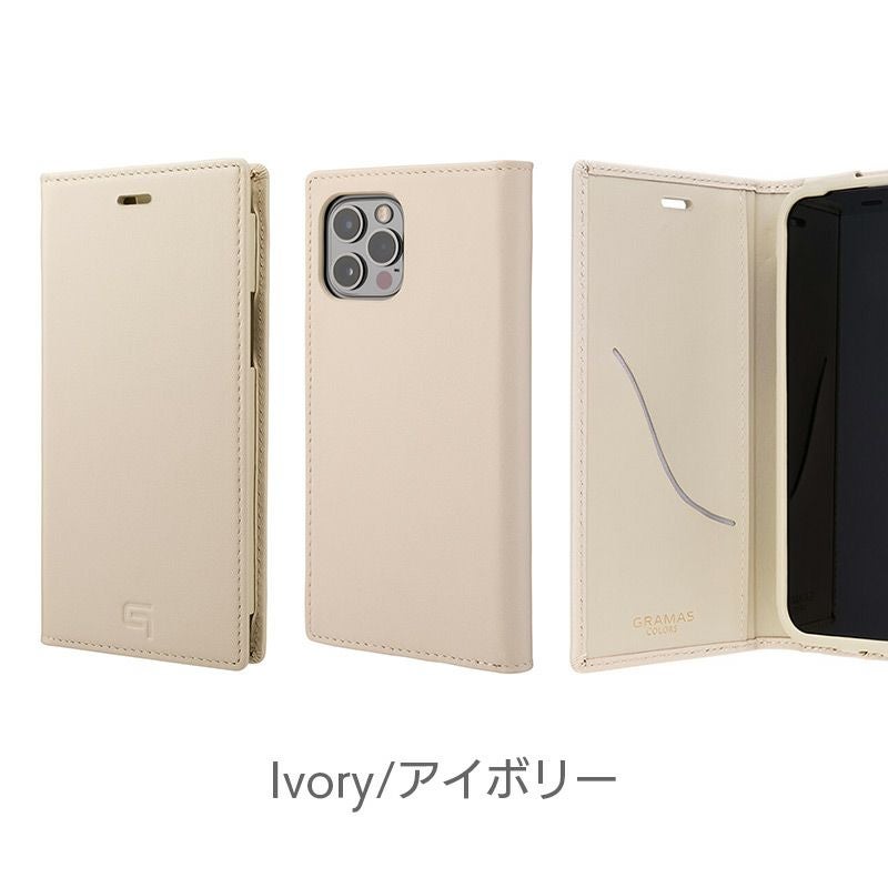 GRAMAS】Italian Genuine Leather Book Case iPhone13 / iPhone13mini