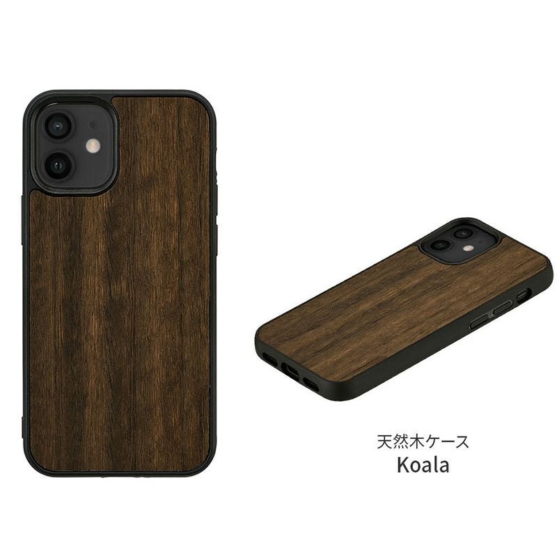 man＆wood 天然木 ケース』 iPhone13 ケース 木製 背面型 シェル 天然