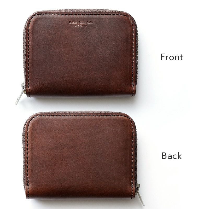 HORWEEN クロムエクセルレザー×栃木レザー】コインケース ラウンド