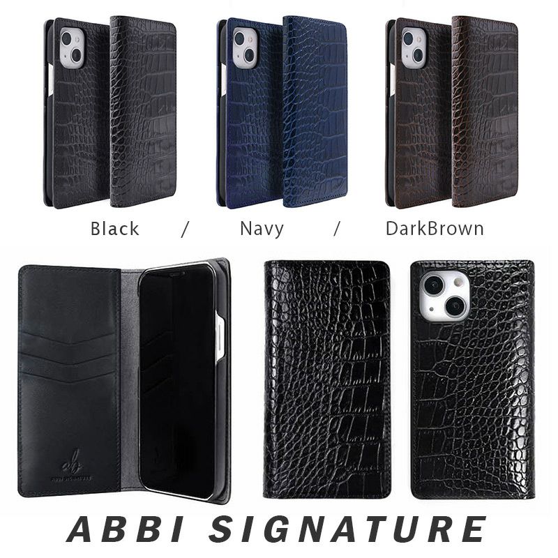 iPhone13miniにおすすめの本革 LIPARI（リパリ）クロコ柄レザーケースはこちら