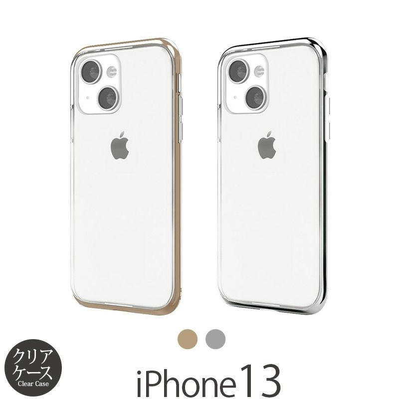 『motomo INO LINE INFINITY CLEAR CASE』 iPhone13 ケース クリア 背面型 シェル