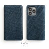 iPhone13 Pro ケース 手帳型 本革 象革 牛革 スマホケース