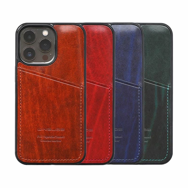 iPhone13 Pro ケース 本革 背面 カバー スマホケース ルガトーレザー