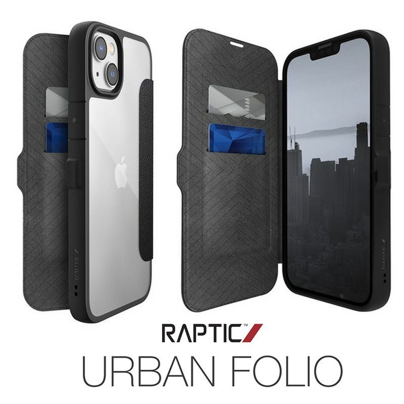 耐衝撃☆米軍MIL規格】手帳型 RAPTIC Urban Folio iPhone14