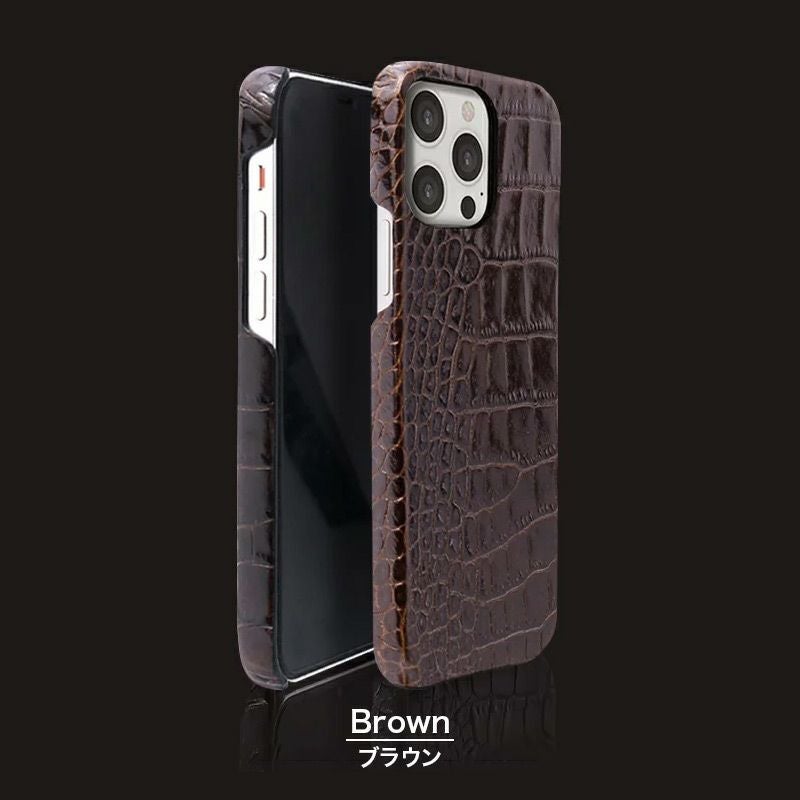 iPhone14 Pro / iPhone 14 ケース ブランド 本革 スマホケース レザー 革 背面 高級イタリアンレザーを使用した背面型iPhoneケース
