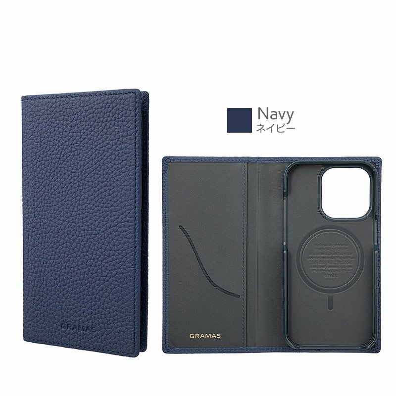 耐衝撃☆米軍MIL規格】手帳型 シュランケンカーフレザー GRAMAS