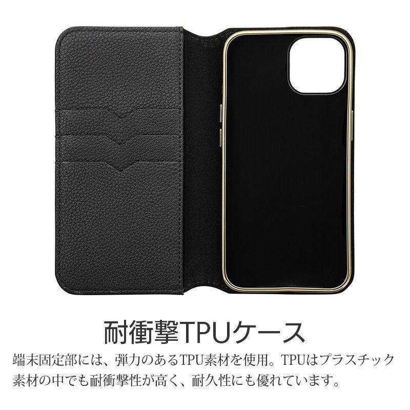 GRAMAS COLORS Shrink PUレザー フォリオケース』 iPhone14Pro