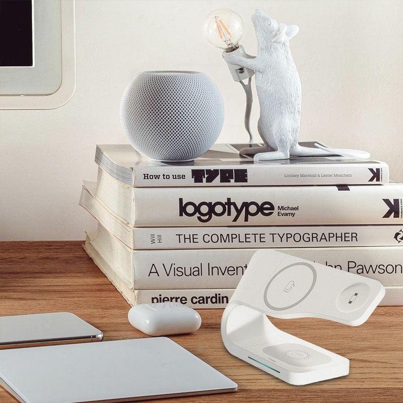 ワイヤレス充電器 3in1 スタンド MagSafe対応 iPhone Apple Watch AirPods ワイヤレスチャージ iphone ワイヤレス充電