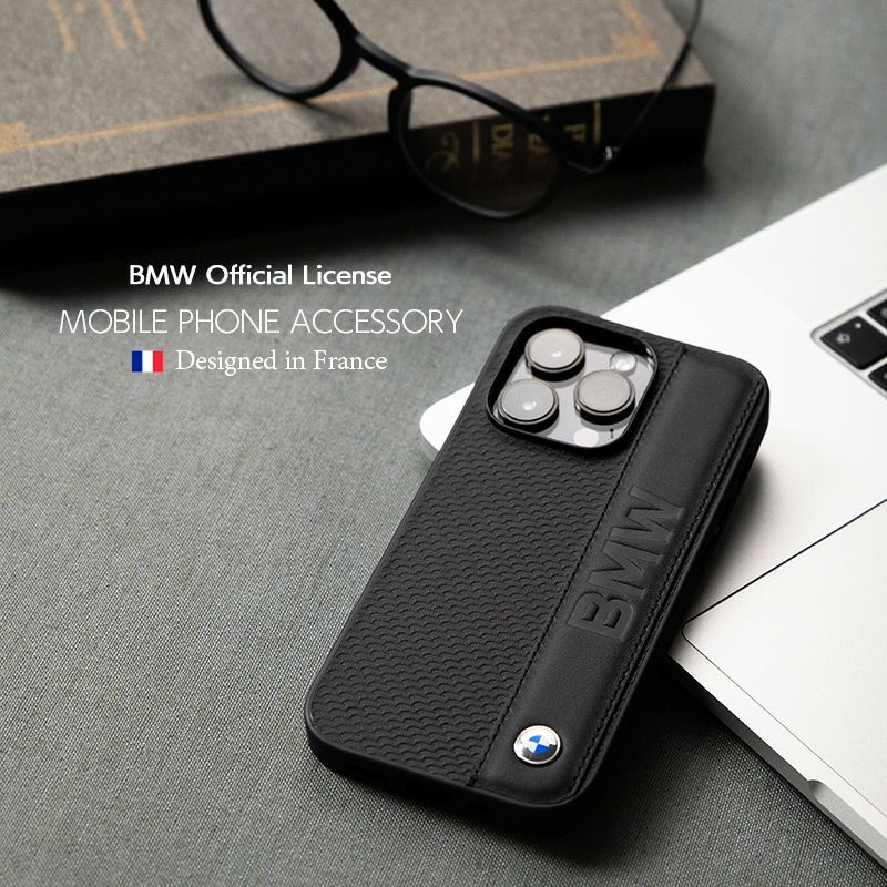 『BMW 背面ケース 本革』 iPhoneケース 公式ライセンス品