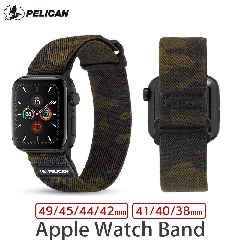 廃番】【迷彩柄 抗菌素材】 Apple Watch バンド Protector Band Camo
