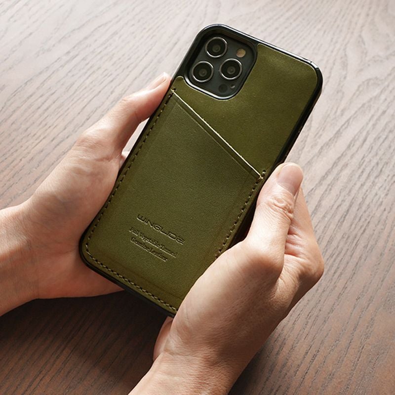 iPhone12 Pro / iPhone 12 ケース 背面 カード収納 スマホケース カード入れ