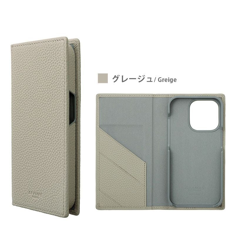 耐衝撃☆米軍MIL規格】 手帳型 シュリンクレザー GRAMAS ソフト